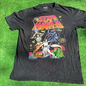 Star Wars Star Duel Luke Skywalker vs Darth Vader Retro Comic Graphic T-Shirt
